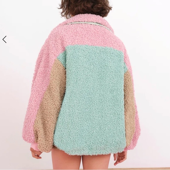 For love and lemons cozy zip-up jacket - Picture 3 of 6